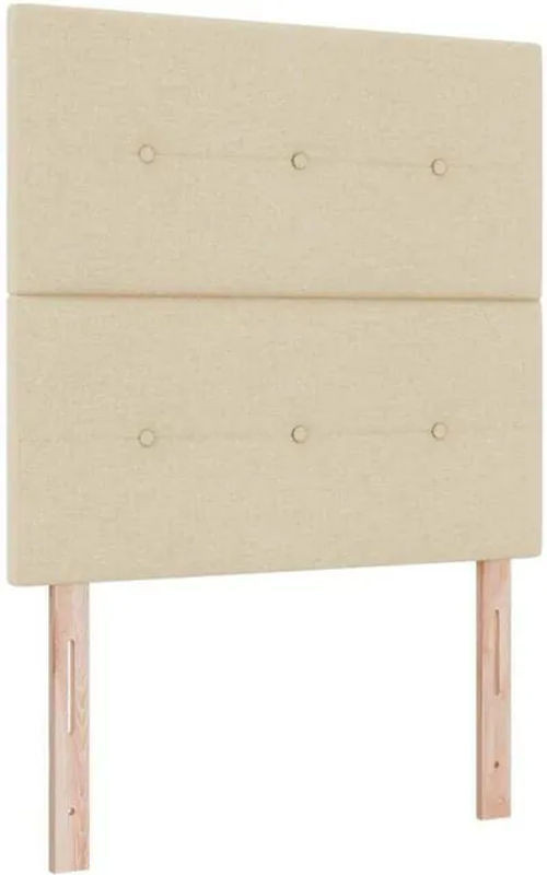 vidaxl Kopfteil in Creme Beige mit modernem skandinavischem Design, Breite: 90 cm - Bild 1