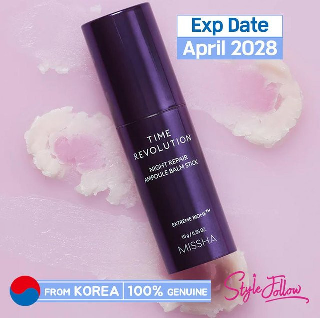 Missha Time Revolution Night Repair Ampullen-Balsam-Stick, 10 g, Probiotika - Bild 1