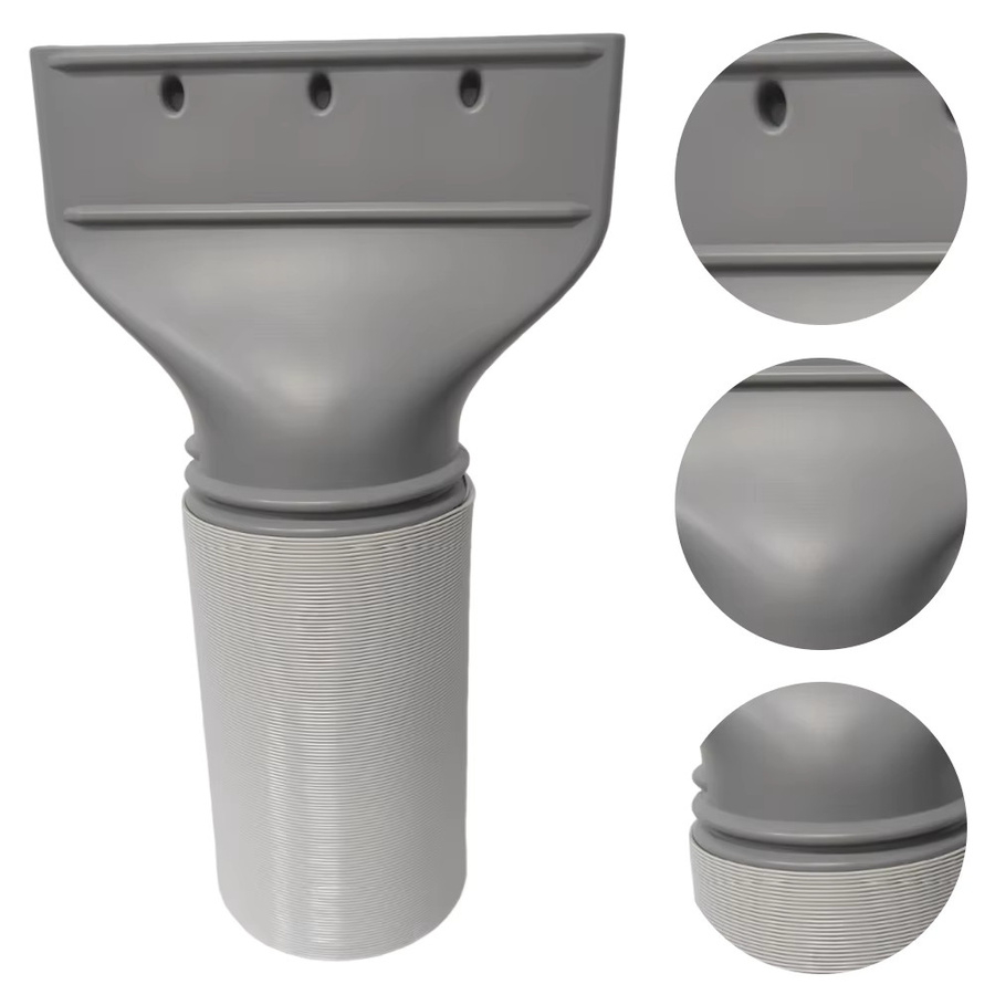 VKTECH Tragbarer Klimaanlagen-Schlauchadapter 150mm Flacher Abluftschlauchadapter für mobile Klimaanlagen und Fensterkanalrohrdüsen - Bild 4