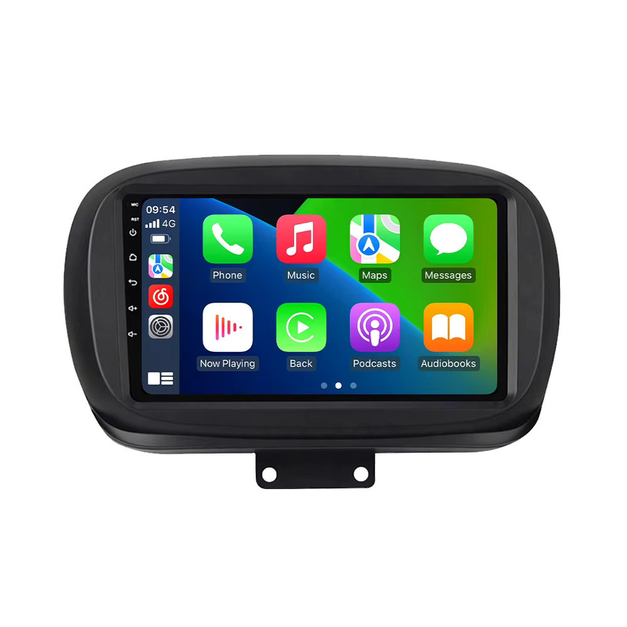 NaviFly Wireless CarPlay und Android Auto Autoradio für Fiat 500X 2014-2020 mit GPS, Bluetooth und FM Stereo in Schwarz - Bild 6