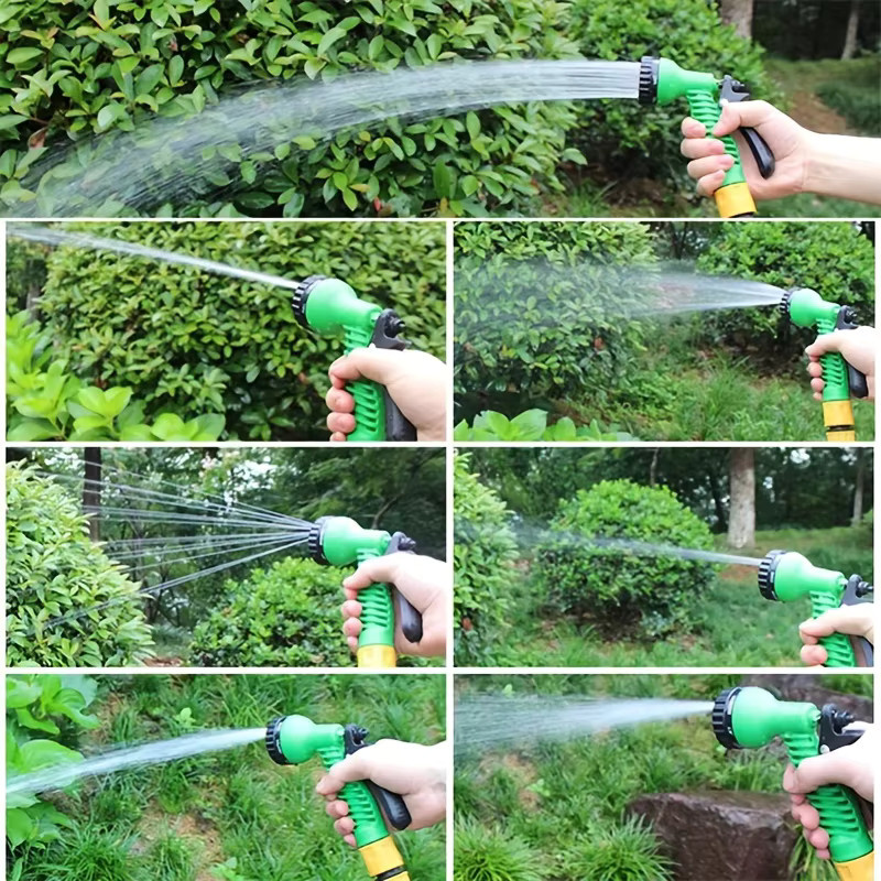 Flexibler Gartenschlauch aus Latex in Grün für die Gartenbewässerung und Autowäsche - Bild 3