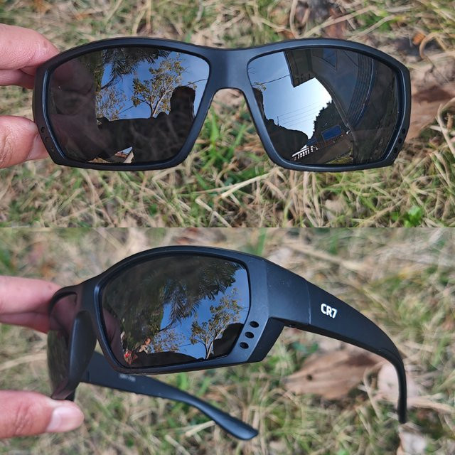 CR7 Sonnenbrille, Sportsonnenbrille, Vollrand, Schwarz, Kunststoff, polarisiert - Bild 1