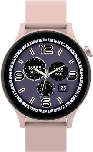 Denver Smartwatch, Damen, Kunststoff, 44 mm, Pink, Silikon - Bild 1