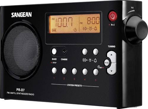 Sangean PR-D7 Kofferradio UKW/MW in Schwarz - Bild 1