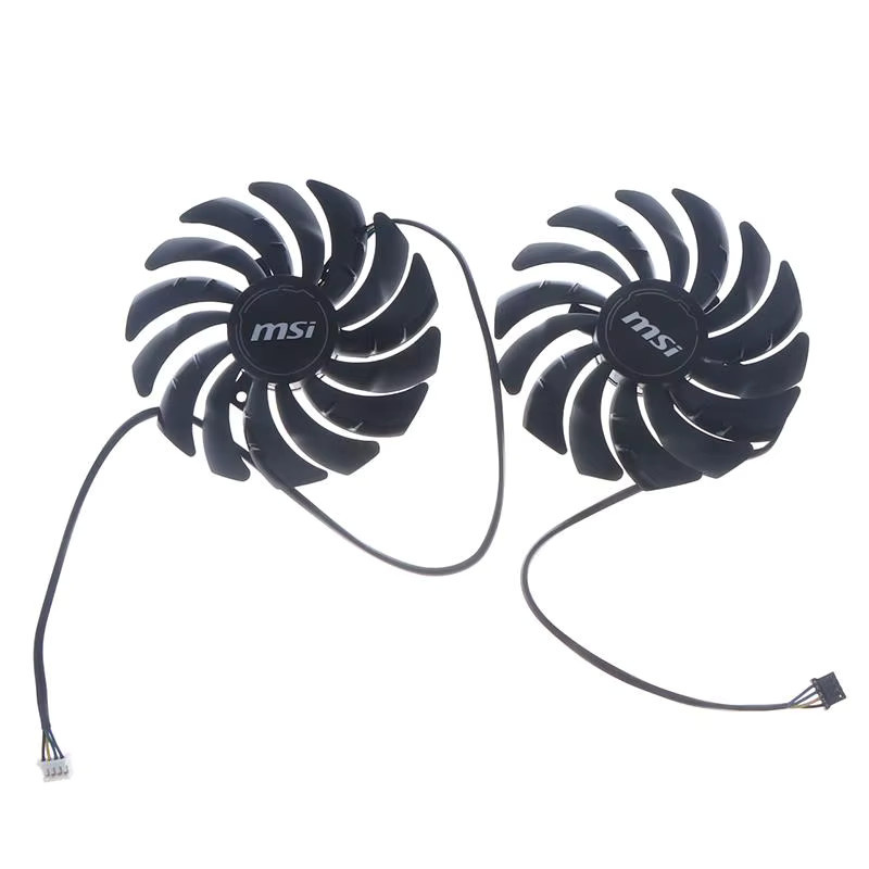MSI Grafikkartenlüfter PLD10010S12HH in Schwarz für GeForce RTX 3070 3060 3060Ti VENTUS 2X OC mit 95 mm Durchmesser - Bild 2