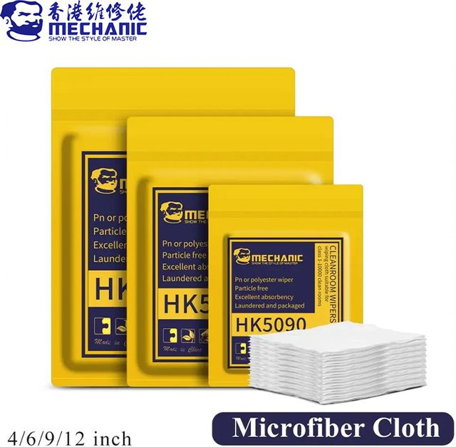 Mechanic HK5090 Super Soft Cleanroom Wischerreinigung in Weiß für LCD-Reparatur und Tablet-Reinigung - Bild 1