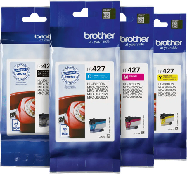 Brother LC-427 Multipack Tintenpatronen Multicolor für Inkjet-Drucker - Bild 1