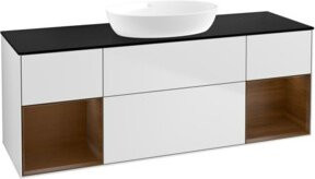 V&B Waschtischunterschrank Finion Wandbeleuchtung Weiß lackiert B/T/H: 160 x 50,1 x 50,1 cm - Bild 1