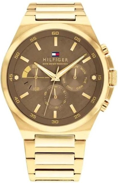 Tommy Hilfiger Herrenuhr Dexter, braun - Bild 1
