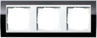 Gira Abdeckrahmen 3fach Event Klar Schwarz System 55 - Bild 1