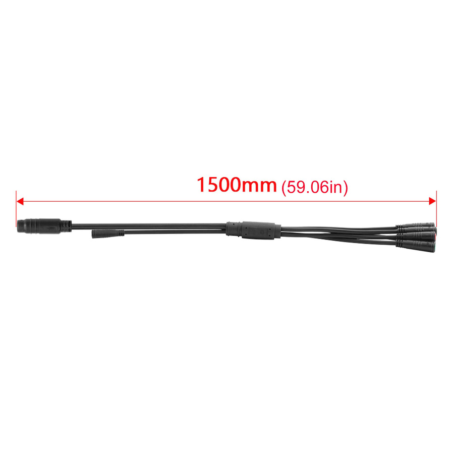 VODOOL 1T5 9-Pin Wasserdichtes E-Bike-Controller-Hauptkabel 1500mm als Gaszugadapter Ersatzteil für KT-Controller in Schwarz - Bild 5