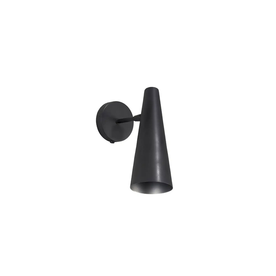 House Doctor Wandleuchte Precise in Schwarz aus Metall mit E14 Fassung, Höhe: 21 cm - Bild 1