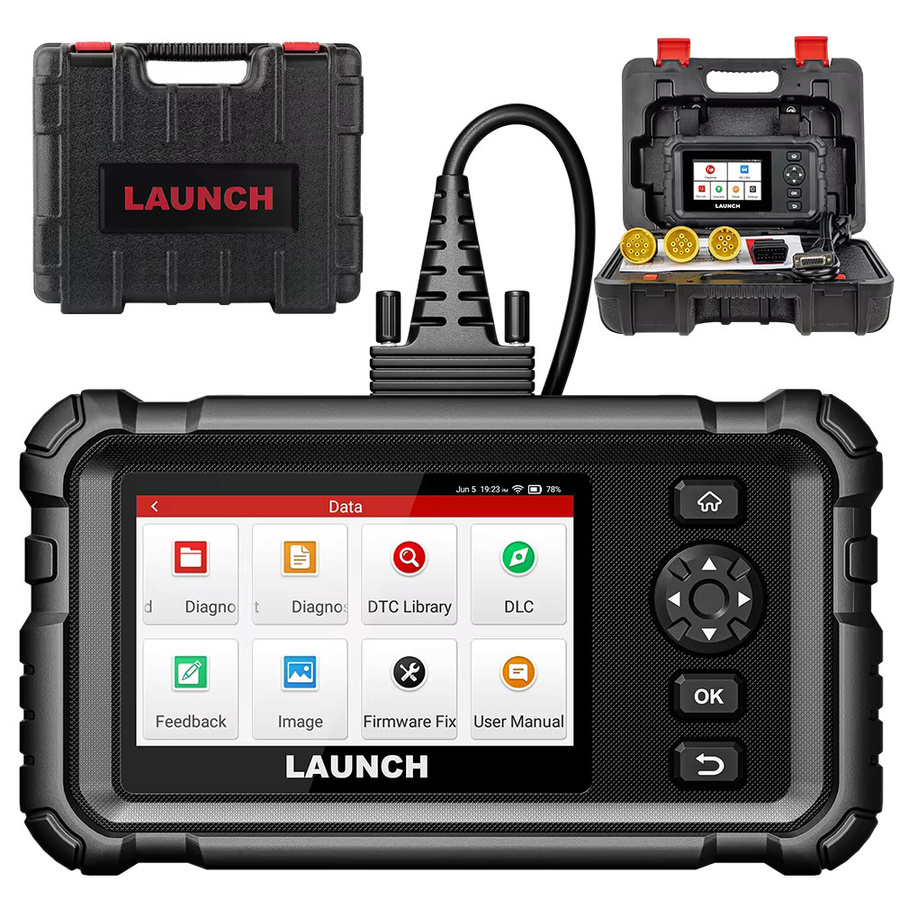 LAUNCH CRP129 HD 7 OBD2-Scannergerät für die Diagnose von Nutzfahrzeugen in Schwarz - Bild 5
