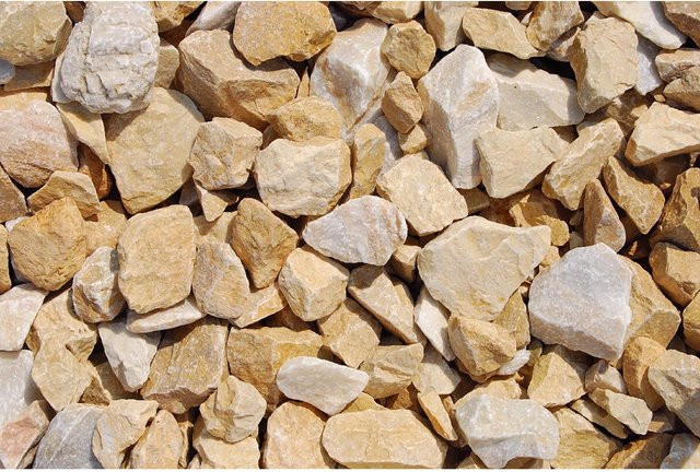 Marmorbruch Gold-Ocker 25 - 50 mm, 1000 kg Big-Bag - Bild 1