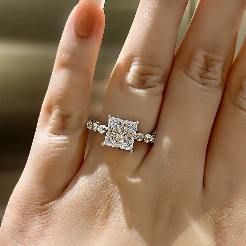 Huitan Ring, Zirkonia, Silber, Damen - Bild 2
