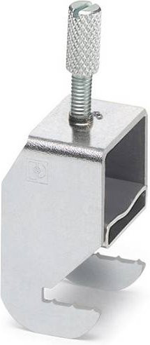 Phoenix Contact 3026887 Schirmanschlussklemme in Silber, 10 Stück - Bild 1
