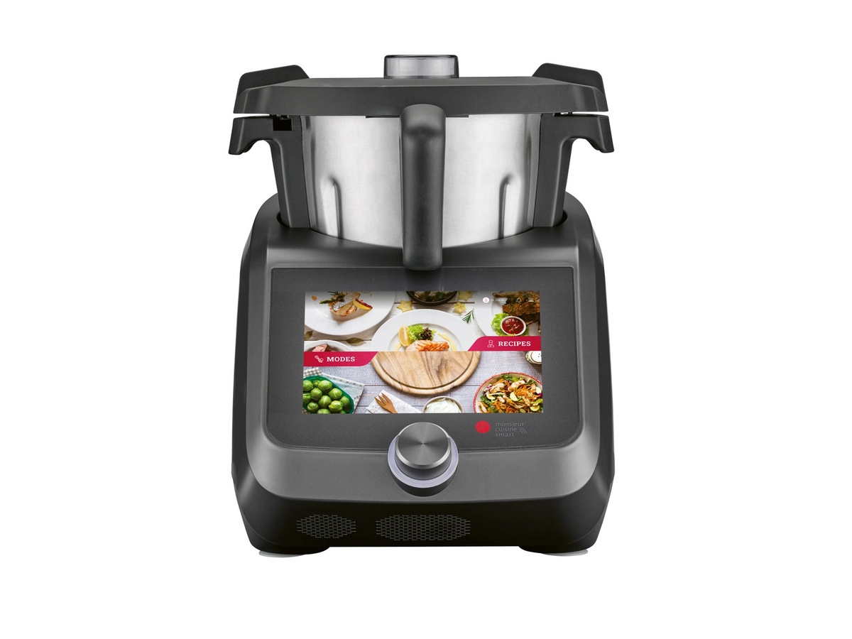 SILVERCREST Monsieur Cuisine smart SKMS 1200 C1 Küchenmaschine in Anthrazit mit App-Steuerung, Sous-Vide-Funktion und WiFi-Anbindung - Bild 2