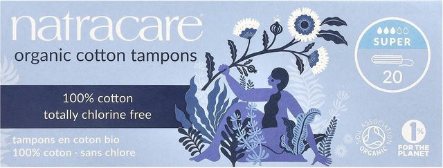 Natracare Bio-Baumwoll-Tampons, super, 20 Packungen - Bild 1