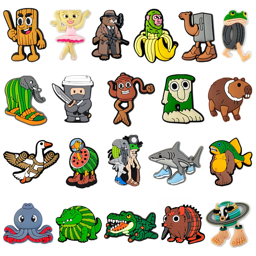 Schuhcharms Berge und Meere Cartoon, Kinder - Bild 3