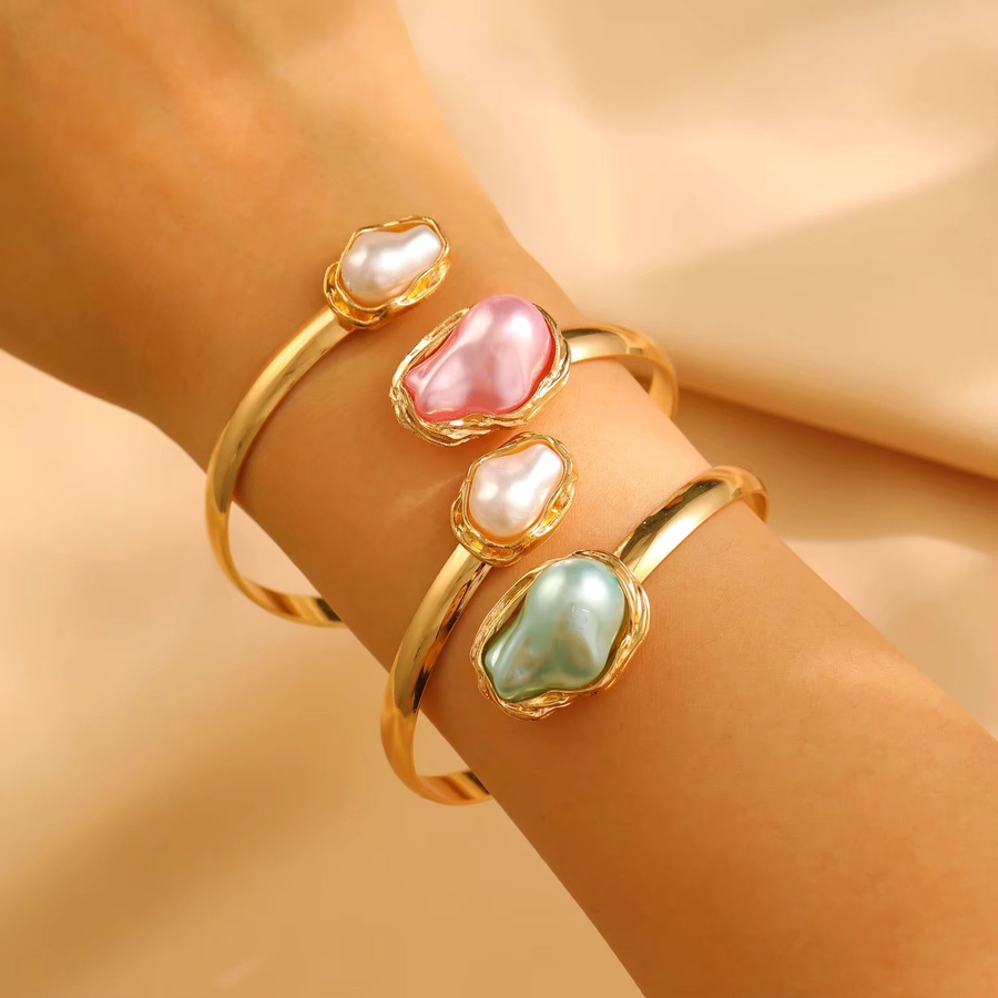 Lost Crown Armband, Perle, Gold, Messing, Damen - Bild 2