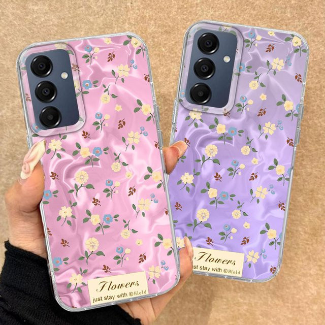 Samsung Galaxy Retro Handyhülle mit Blumen und Rosen Design für verschiedene Modelle - Bild 1