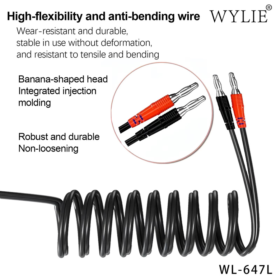 WYLIE WL-647L Boot-Stromkabel für iPhone 6 bis 17 Pro Max, Telefonreparatur-Testkabel mit Originalanschluss - Bild 5