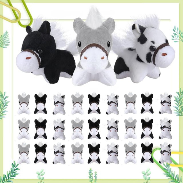 Linyi toy Pferde Plüschtiere, 12-teiliges Set, Bunt / Mehrfarbig - Bild 1