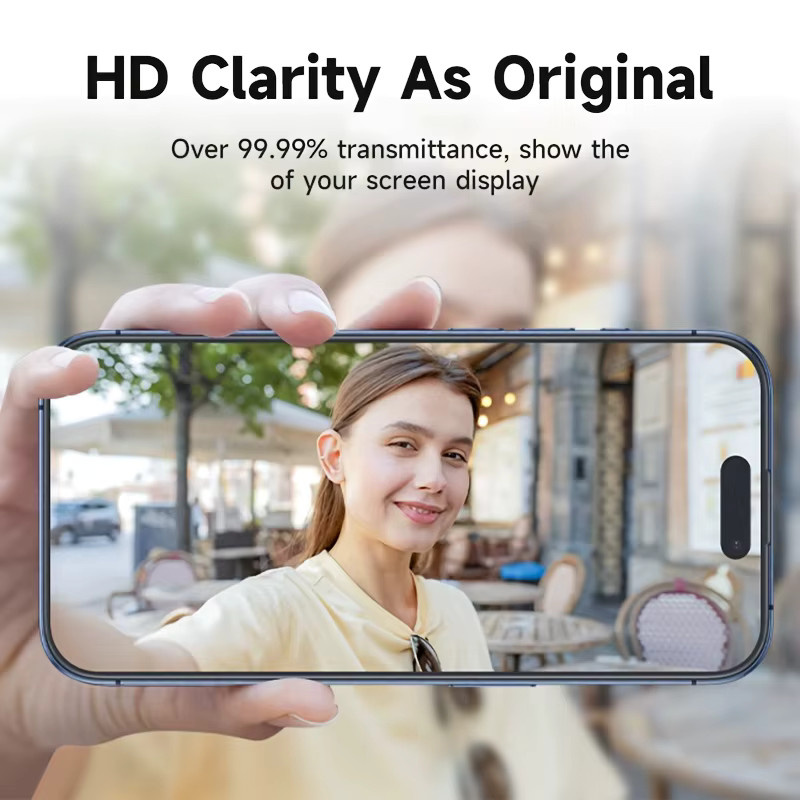 5er-Set Displayschutz aus gehärtetem Glas für Apple iPhone 17 Pro Max, iPhone 17 und iPhone Air 17 Pro, transparent, HD-Qualität - Bild 5
