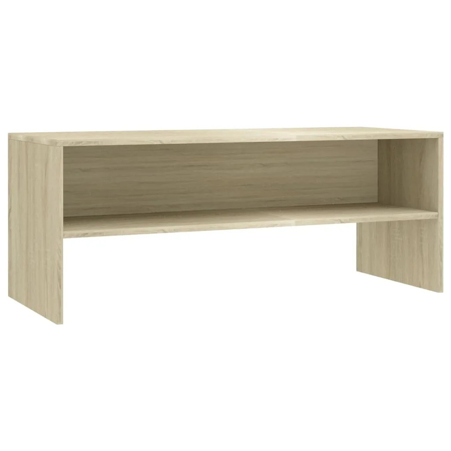 vidaXL TV-Schrank aus Holzwerkstoff in Sonoma-Eiche, B/T/H: 100 x 40 x 40 cm - Bild 2