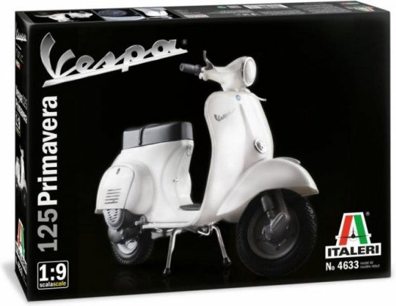 Italeri Vespa 125 Primavera, Fahrzeug, 1:9, Weiß - Bild 1