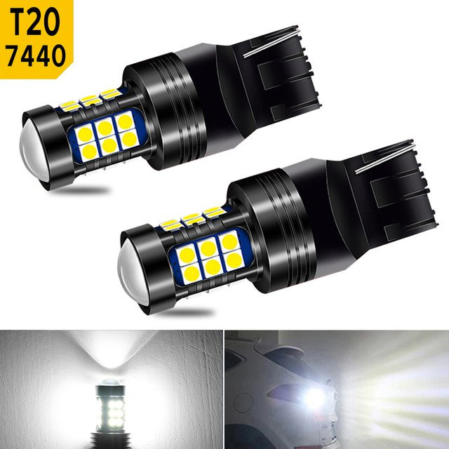 Neallor LED Canbus Rückfahrlicht und Tagfahrlicht Set, 2 Stück, T20 W21W WY21W 7440 7440NA 7505, 12V 21W, W3x16d - Bild 1