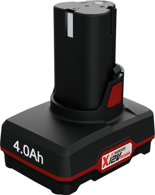 Parkside 12 V Akku PAPK 12 B4 mit Cell Balancing, 4 Ah, Schwarz - Bild 1