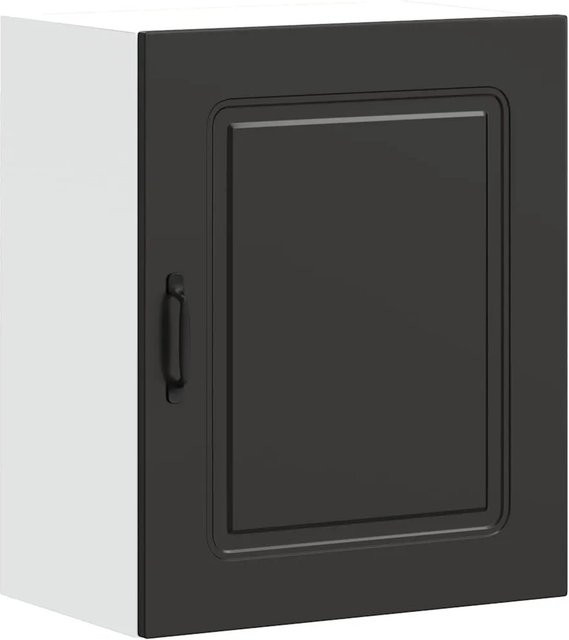 vidaXL Küchen-Hängeschrank Kalmar in Schwarz, Wandmontage, Holzwerkstoff, matt - Bild 1