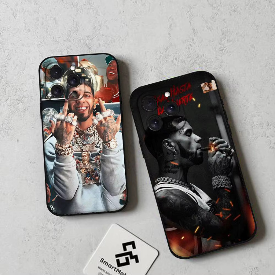 Mesuca Handyhülle mit Anuel AA Hip-Hop-Rapper Design für iPhone, Multicolor - Bild 3