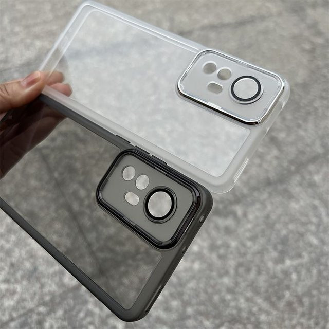 Stoßfeste Silikon-Handyhülle für Xiaomi 12T Pro, 12S Pro, 12X, 12 Lite und 12 Pro in Transparent - Bild 1
