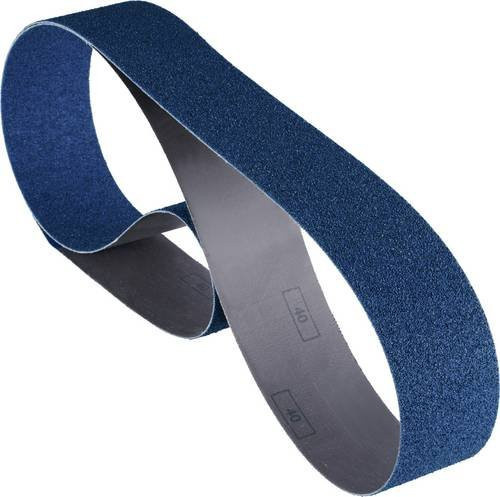Rhodius ESB ZX 303692 Schleifband-Set für Metall, Körnung 40, Blau, 10 Stück, L x B: 2000 x 75 mm - Bild 1