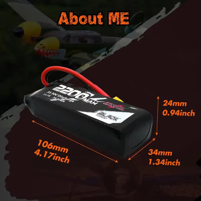 CNHL Lipo Batterie 3S 11,1 V 2200mAh, 2-teiliges Set, ab 14 Jahren - Bild 2