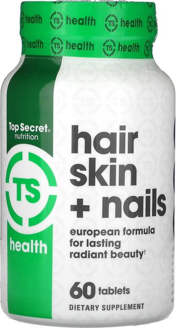 Top Secret Nutrition Haare, Haut + Nägel, 60 Tabletten, Unisex - Bild 1
