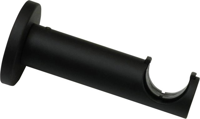 Gardinia Träger Denver Wandhalterung für Stangen Ø 25 mm, Schwarz Matt - Bild 1