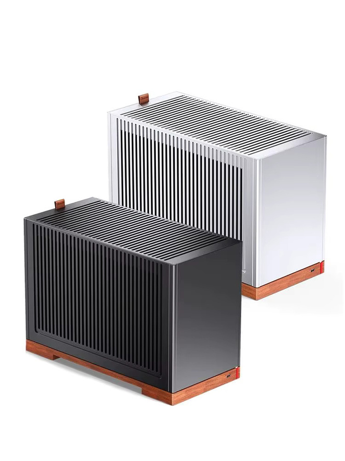 Jonsbo T9 5.0 Mini-ITX PC-Gehäuse aus Aluminiumlegierung, 11 l, Schwarz/Silber - Bild 4