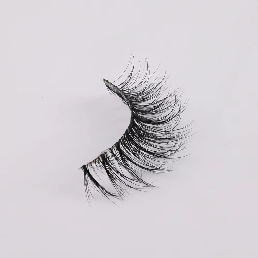 LEHUAMAO 3D-Nerzwimpern, transparentes Band, 12–15 mm, wiederverwendbar - Bild 1