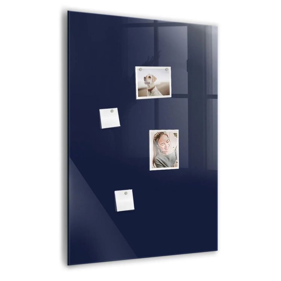 Tulup Magnettafel aus Glas in Dunkelmarineblau, B: 100 cm, H: 70 cm - Bild 2