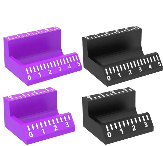 Fläschchen-Etikettenapplikator in Schwarz aus Kunststoff für 3 ml und 10 ml Flaschen - Bild 1