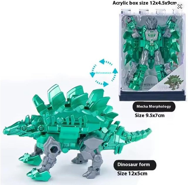 5-in-1 Legierungs Roboter Dinosaurier Transformation Actionfigur Modell - Bild 1
