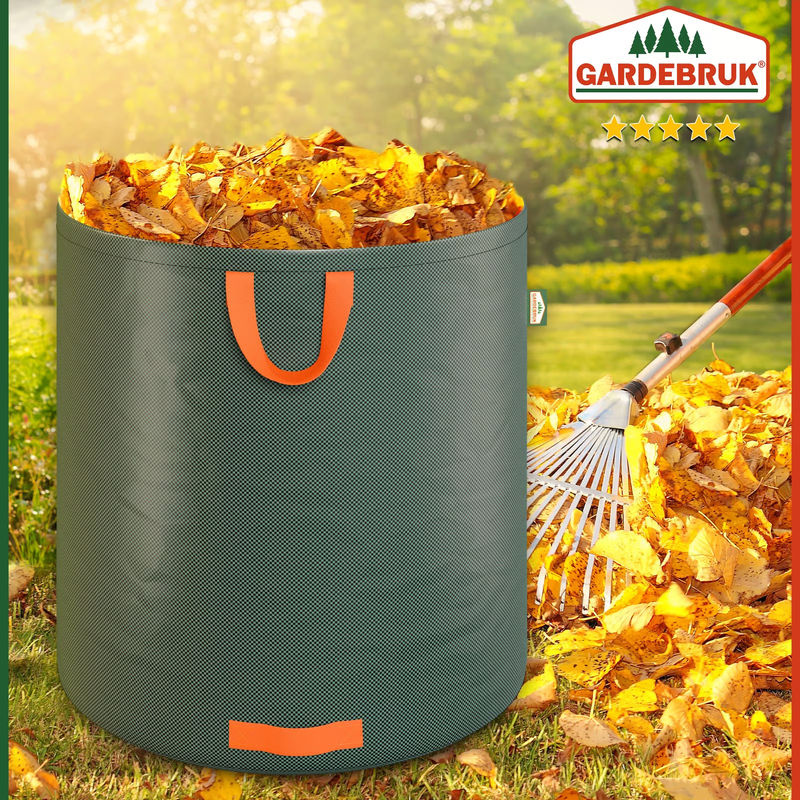 Gartenabfallsack 2er-Set Grün je 500 Liter - Bild 2