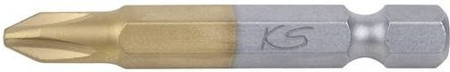 KS Tools PH1 Kreuzschlitz-Bit 1/4 Zoll TiN mit Goldbeschichtung, Länge: 50 mm - Bild 1