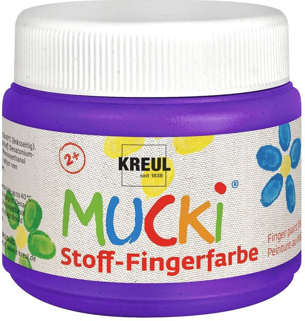 MUCKI Stoff-Fingerfarbe Violett - Bild 1