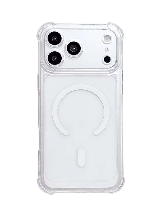 CYYWN Stoßfeste transparente MagSafe Schutzhülle für iPhone 11 bis 17 Pro Max Plus mit magnetischer kabelloser Ladefunktion - Bild 5