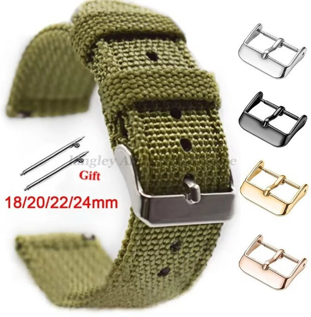 Uhrenarmband Nylon Canvas, Textil/NATO, Bunt, Unisex - Bild 1