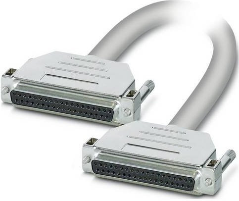 Phoenix Contact D-Sub Kabel CABLE-D37SUB/B/B/1500/KONFEK/S in Grau - Bild 1